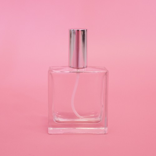 Γυάλινη Φιάλη Πλακέ 100ml