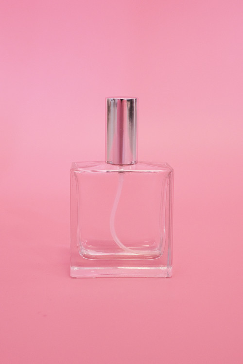 Γυάλινη Φιάλη Πλακέ 100ml
