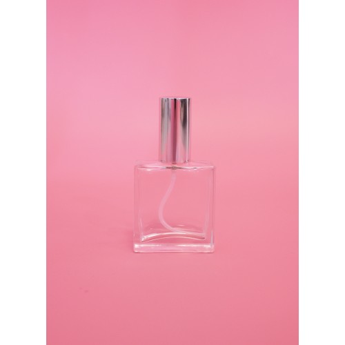 Γυάλινη Φιάλη Πλακέ 50ml