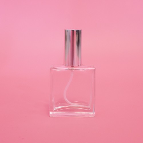 Γυάλινη Φιάλη Πλακέ 50ml