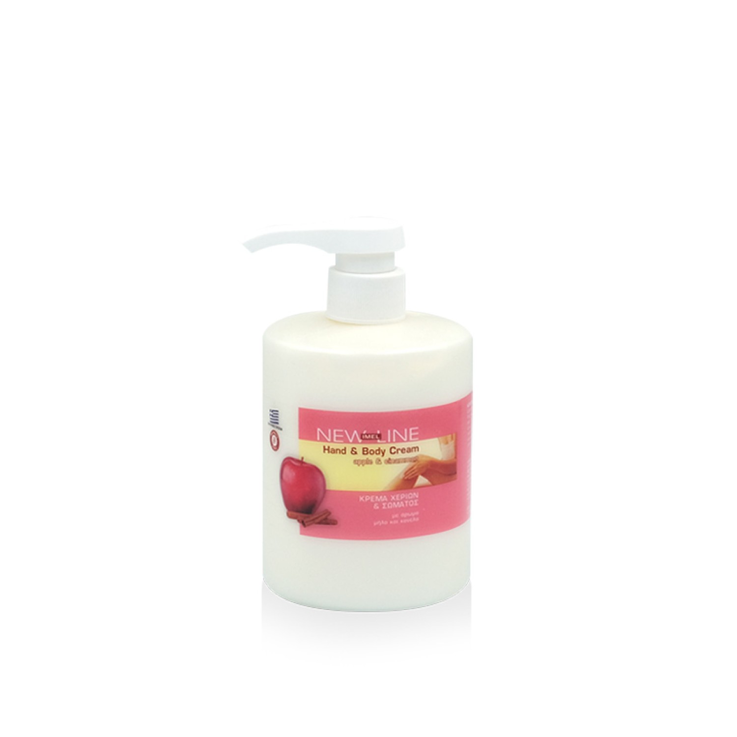 Κρέμα Χεριών & Σώματος New Line Apple - Cinnamon 500ml