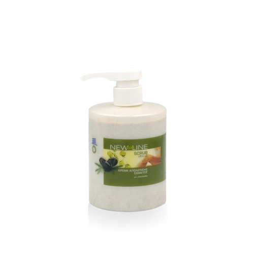 Κρέμα Απολέπισης Σώματος New Line Olive Oil 500ml Κρέμα Απολέπισης Σώματος New Line Olive Oil 500ml