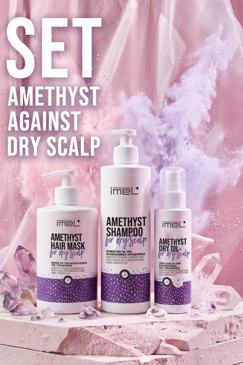 Σετ Amethyst For Dry Scalp Line Imel - 3 τμχ