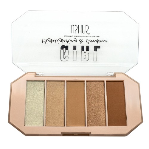 USHAS Παλέτα Girl Highlighter & Contour No 3 USHAS Παλέτα Girl Highlighter & Contour No 3