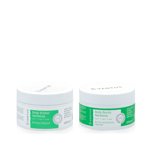 Body Butter & Scrub 250ml (1+1) Ventus Γαρδένια