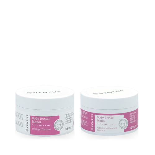 Body Butter & Scrub 250ml (1+1) Ventus Μονόι Body Butter & Scrub 250ml (1+1) Ventus Μονόι