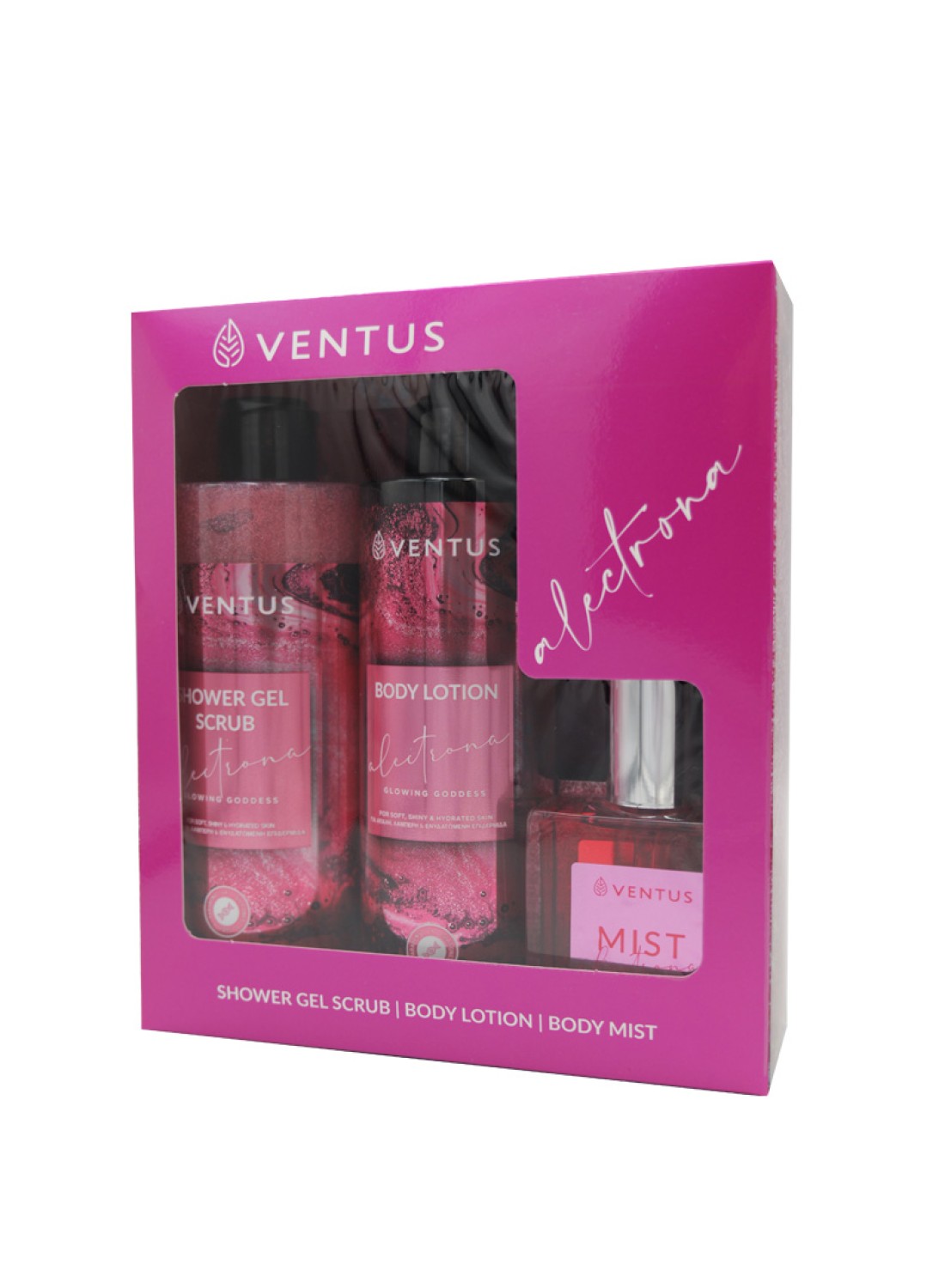 Alectrona Gift Set Ventus Sh.gel 300ml + Bl 250ml + Mist 50ml