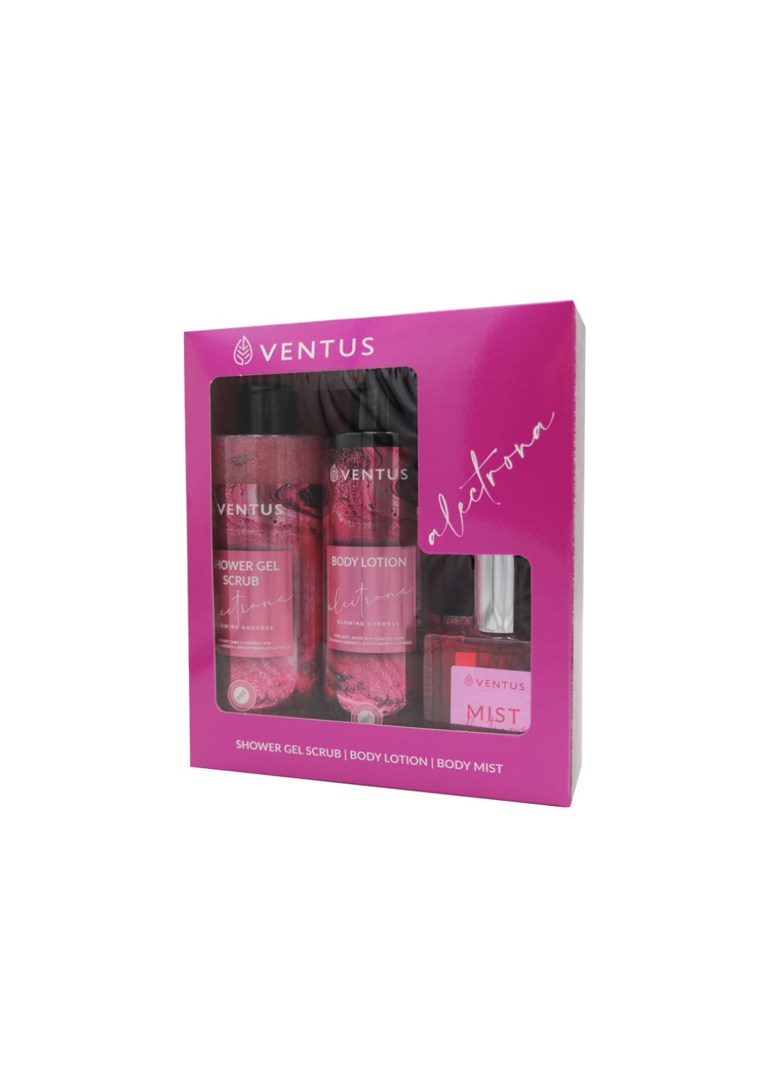 Ventus Alectrona Gift Set Sh.gel 300ml + Bl 250ml + Mist 50ml