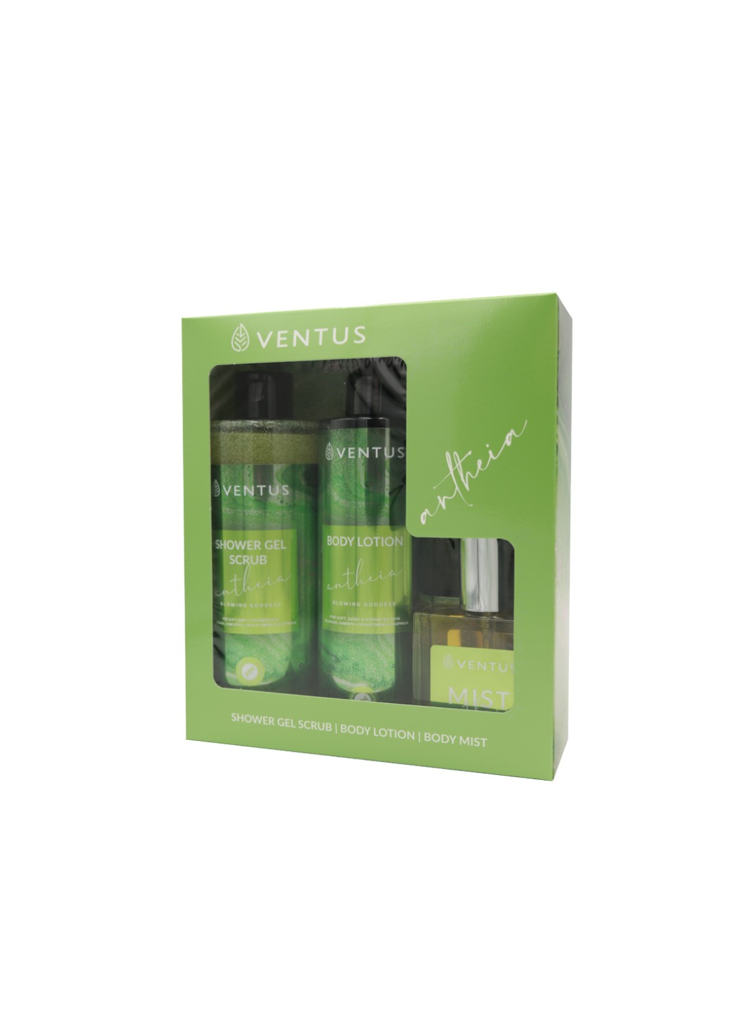 Ventus Antheia Gift Set Sh.gel 300ml + Bl 250ml + Mist 50ml