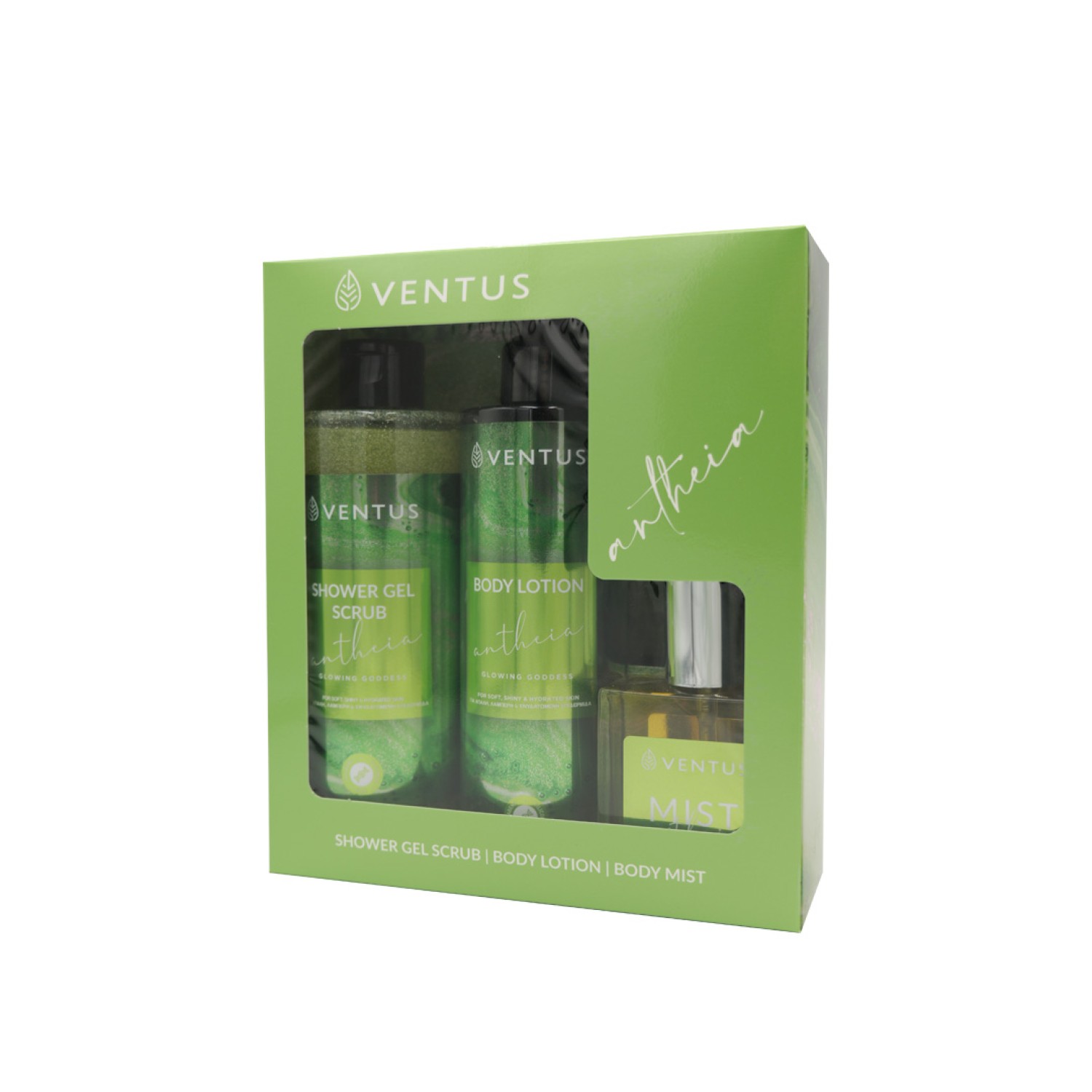 Antheia Gift Set Ventus Sh.gel 300ml + Bl 250ml + Mist 50ml