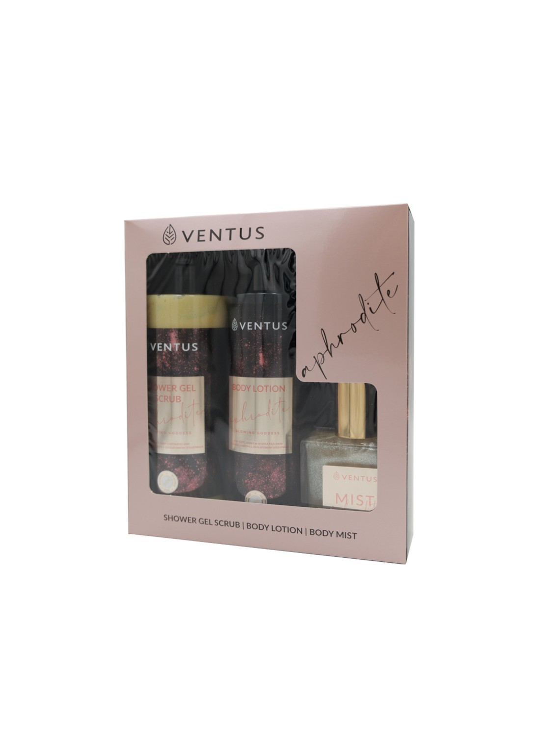 Ventus Aphrodite Gift Set Sh.gel 300ml + Bl 250ml + Mist 50ml