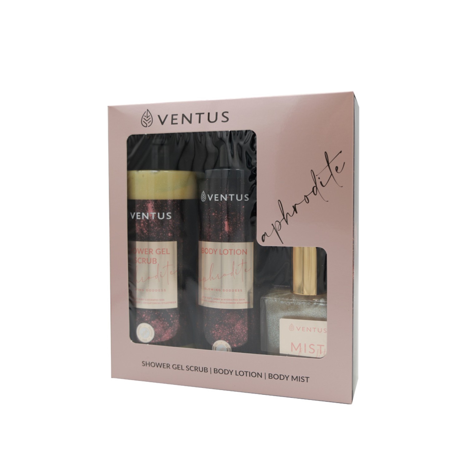 Aphrodite Gift Set Ventus Sh.gel 300ml + Bl 250ml + Mist 50ml