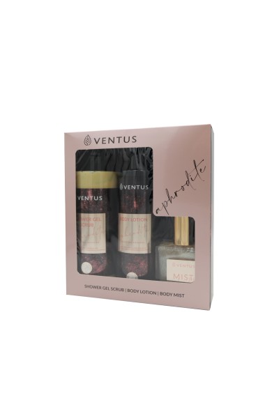 Ventus Aphrodite Gift Set Sh.gel 300ml + Bl 250ml + Mist 50ml