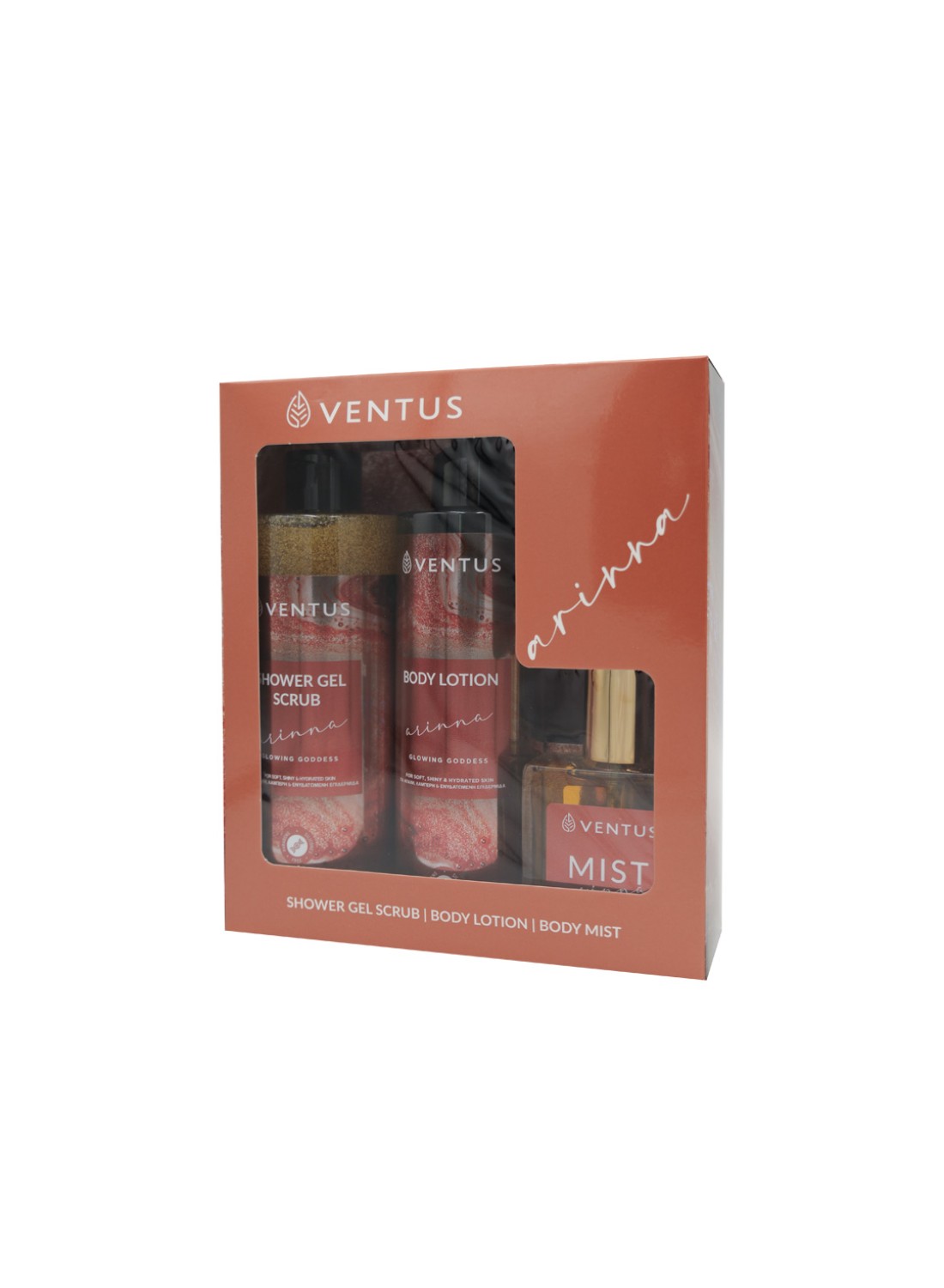 Ventus Arinna Gift Set Sh.Gel 300ml + Bl 250ml + Mist 50ml