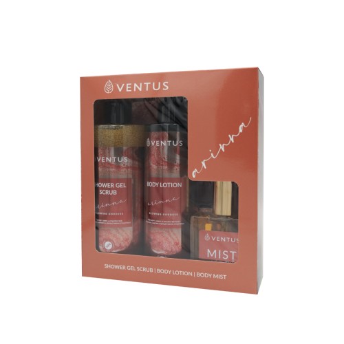 Arinna Gift Set Ventus Sh.Gel 300ml + Bl 250ml + Mist 50ml