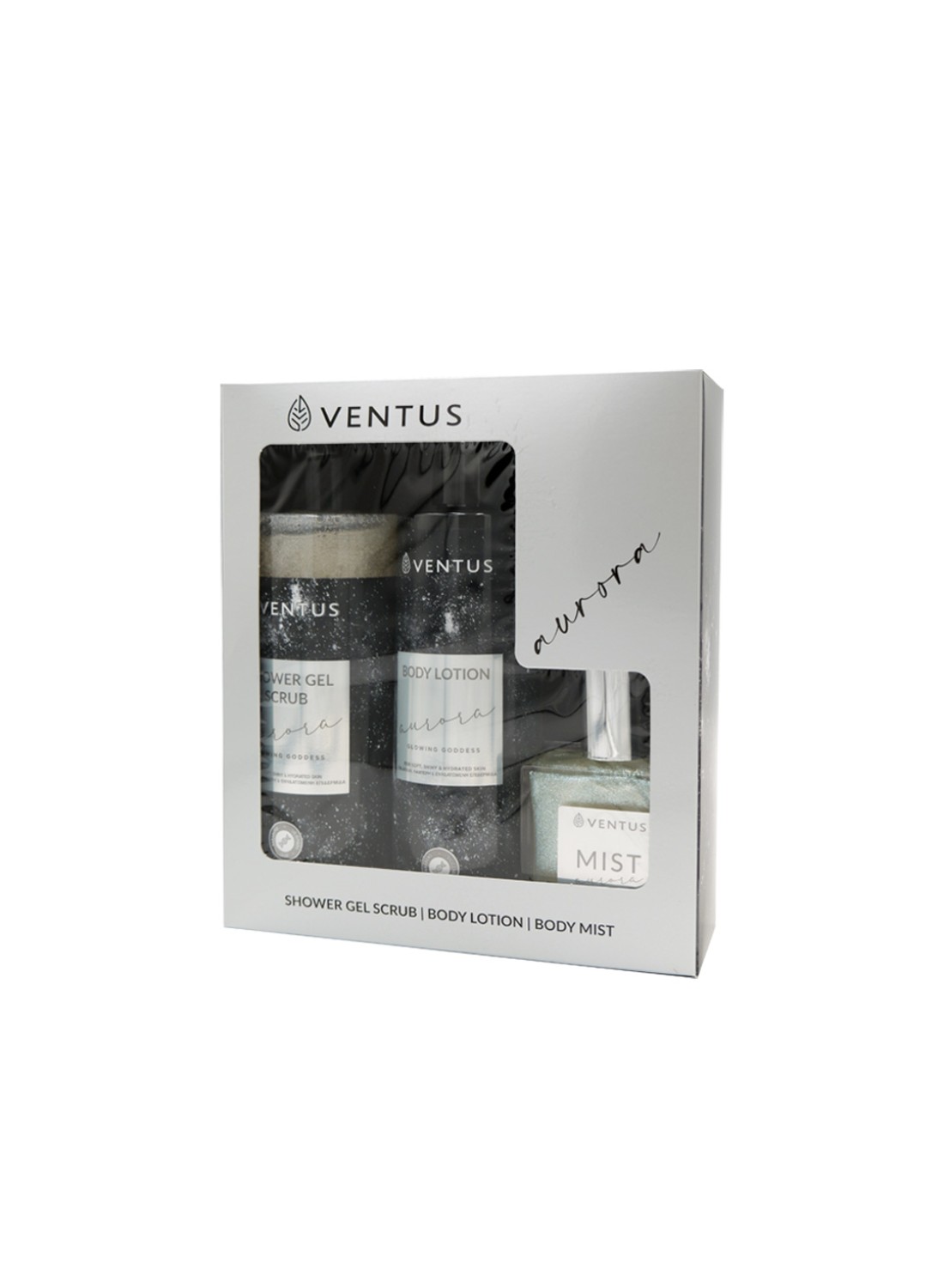 Ventus Aurora Gift Set Sh.gel 300ml + Bl 250ml + Mist 50ml