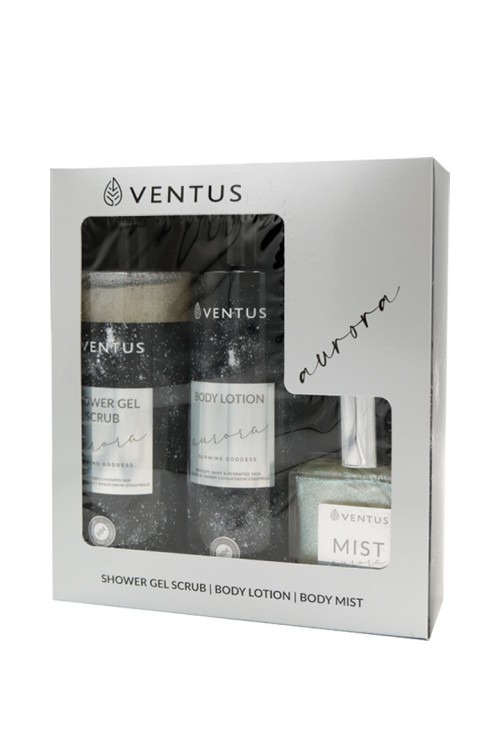Ventus Aurora Gift Set Sh.gel 300ml + Bl 250ml + Mist 50ml