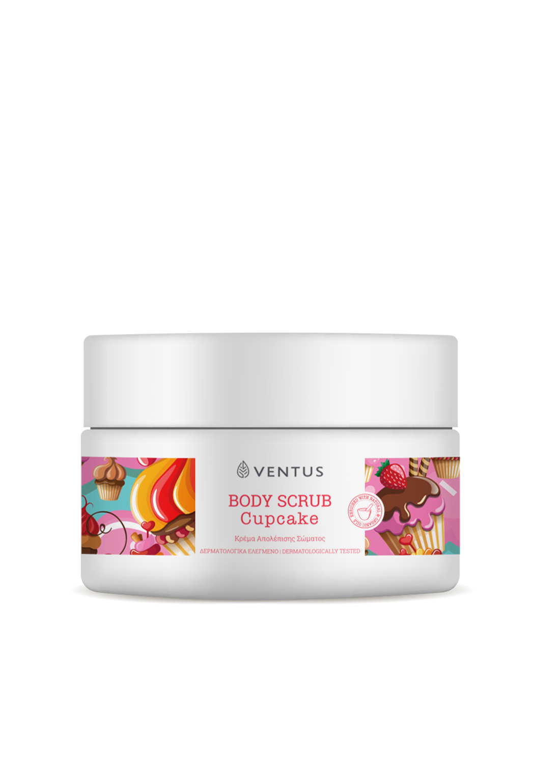 Κρέμα Απολέπισης Σώματος Cupcake Ventus 250ml