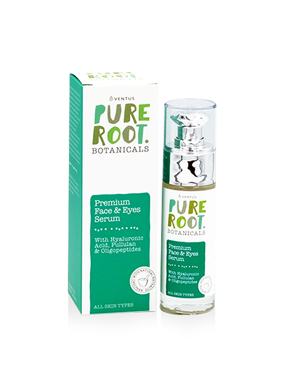 Ορός Προσώπου & Ματιών Ventus Pure Root Premium Face & Eyes Serum 30ml
