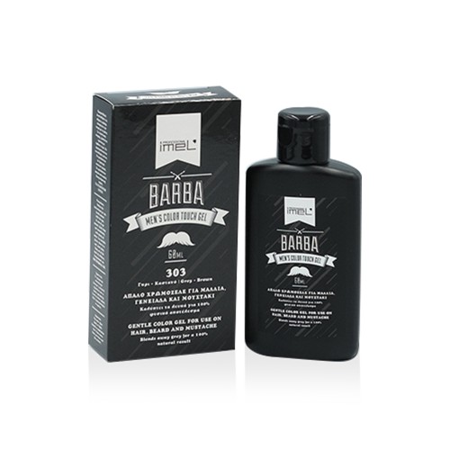 Barba Color Touch Gel Καστανό - Γκρι 60ml