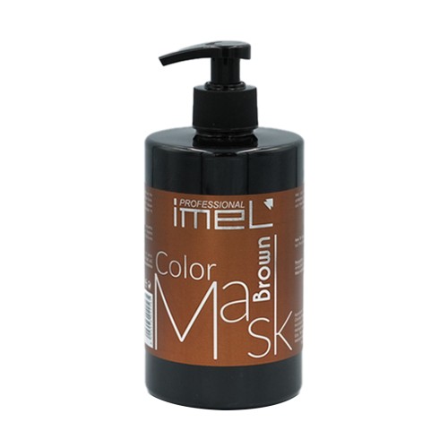 Μάσκα μαλλιών Imel Brown Χρωμομάσκα 500ml Μάσκα μαλλιών Imel Brown Χρωμομάσκα 500ml