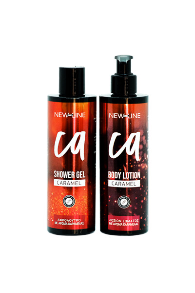 New Line Caramel Body Lotion & Shower Gel 250ml