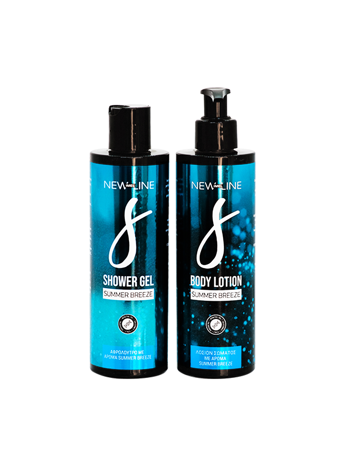 New Line Γαλάκτωμα Σώματος & Αφρόλουτρο Summer Breeze 250ml