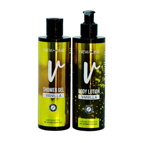 New Line Γαλάκτωμα Σώματος & Αφρόλουτρο Βανίλια 250ml New Line Γαλάκτωμα Σώματος & Αφρόλουτρο Βανίλια 250ml