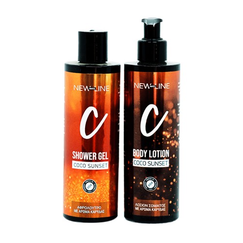 New Line Γαλάκτωμα Σώματος & Αφρόλουτρο Coco Sunset 250ml New Line Γαλάκτωμα Σώματος & Αφρόλουτρο Coco Sunset 250ml