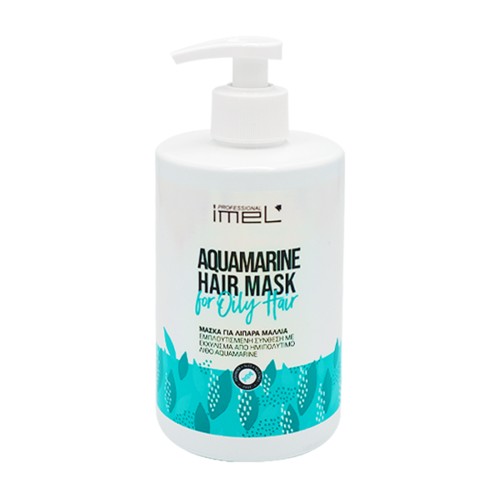 Aquamarine Hair Mask Imel για λιπαρά μαλλιά 500ml Aquamarine Hair Mask Imel για λιπαρά μαλλιά 500ml