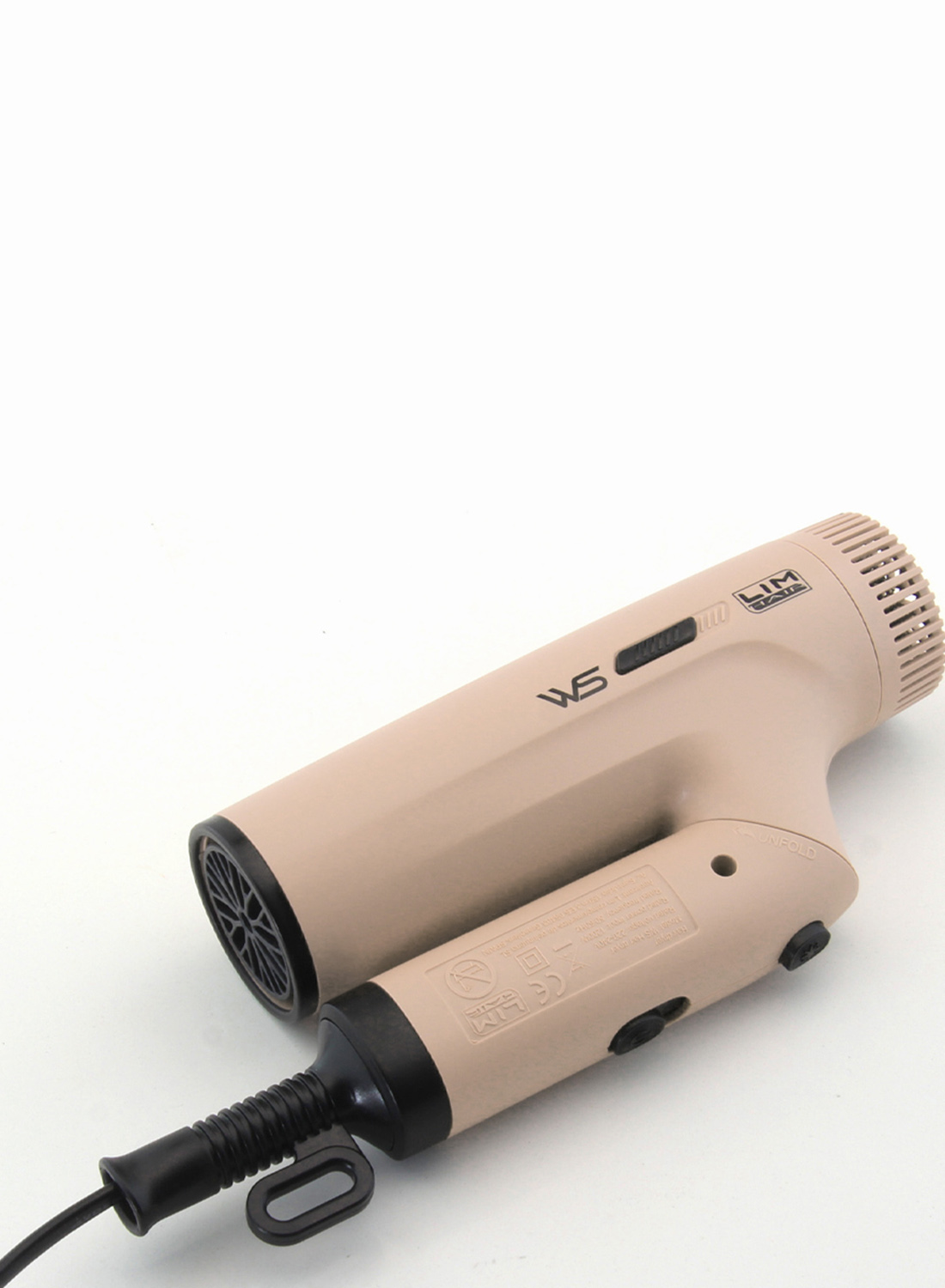 LIM HAIR WS Πτυσσόμενο Πιστολάκι Μαλλιών Ταξιδίου 1200W Canela