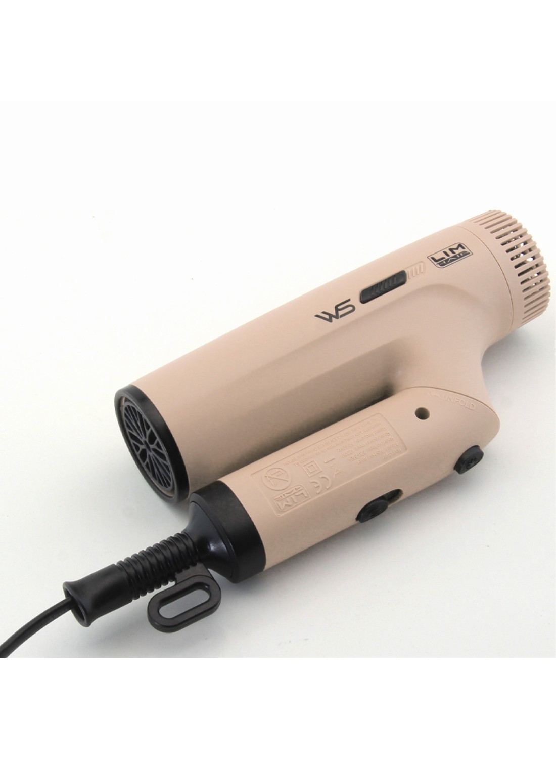 LIM HAIR WS Πτυσσόμενο Πιστολάκι Μαλλιών Ταξιδίου 1200W Canela